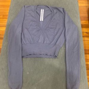 Rick Owens Cropped Long Sleeve